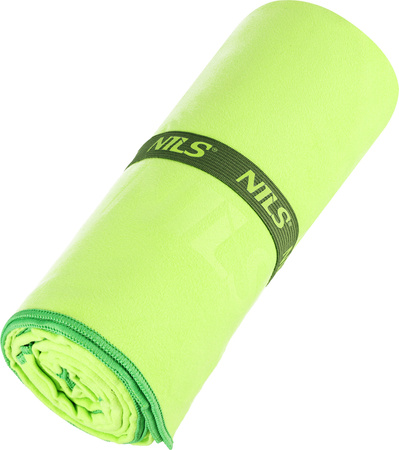 Ręcznik turystyczny z mikrofibry szybkoschnący Nils NCR12 zielony 80x100 cm