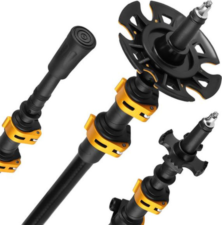 Kijki trekkingowe Nils Aluminiowe TK8605 regulowane 65-135cm