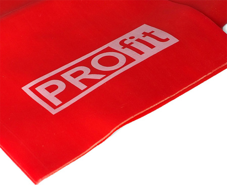 Guma Fitness Profit Heavy 120x15x0,55cm czerwona DK 2227
