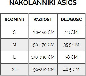 Nakolanniki ochraniacze siatkarskie Asics Basic Kneepad białe 146814 0001