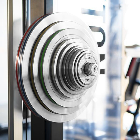 Talerz olimpijski bumper obciążenie stalowy kalibrowany 2.5 kg HMS tos25