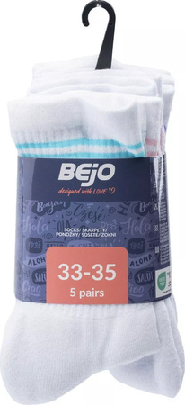 Dziecięce skarpety za kostkę bawełniane Bejo Coli Jrg 5pak rozmiar 33-35