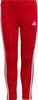 Legginsy dla dzieci adidas Essentials 3-Stripes czerwone HF1898