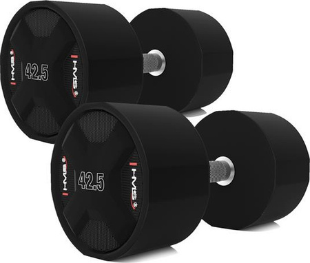 Zestaw hantli poliuretanowych 2 x 40 - 50 kg cpu (450 kg) HMS HPC SET