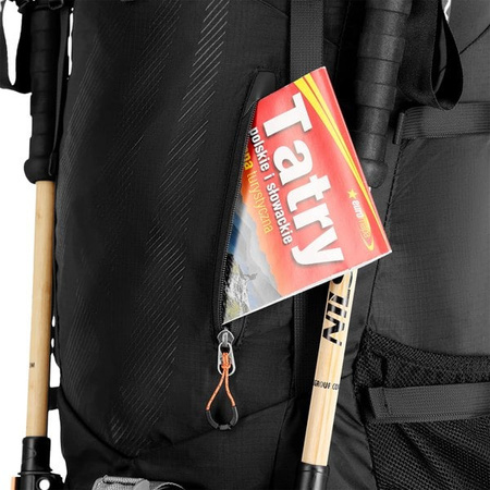 Plecak turystyczny trekkingowy górski czarny nordkapp 65l Nils camp NC1992