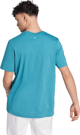 Koszulka męska adidas Essentials Single Jersey Linear Embroidered Logo Tee jasnoniebieska IJ8655