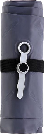 Mata turystyczna z pompką Nils Camp NC4006 szary 190x58x5 cm