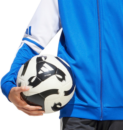 Bluza dla dzieci adidas Squadra 25 Hoodie niebiesko-biała JD4802