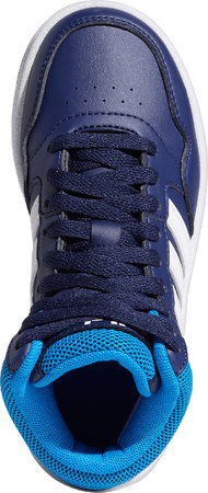 Buty dziecięce adidas Hoops Mid granatowe GW0400