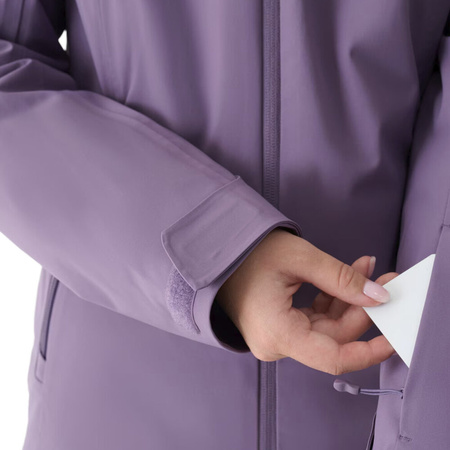 Kurtka narciarska damska 4F F572 fioletowa 4FWAW24TTJAF572 50S