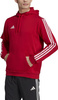 Bluza męska adidas Tiro 23 League Sweat Hoodie czerwono-biała HS3600