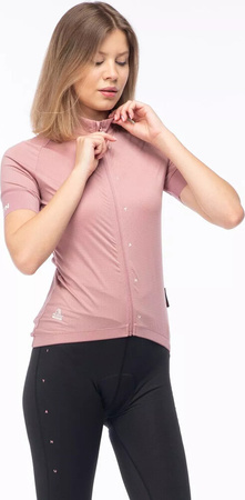 Damska koszulka rowerowa kolarska z krótkim rękawem Fitanu Strada W Polartec rozmiar L