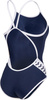 Damski Strój Kąpielowy Women's Arena Icons Super Fly Back Solid  navy-white rozmiar 26