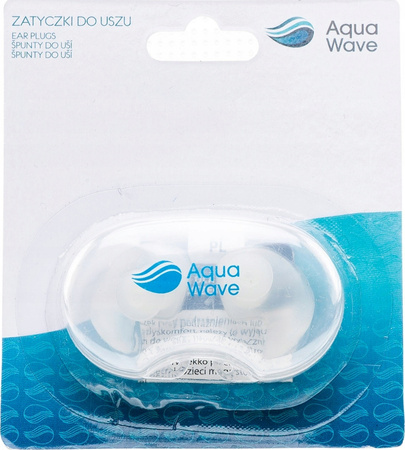 Zatyczki zaciski zatyczka zacisk do uszu, do pływania, na basen Aquawave
