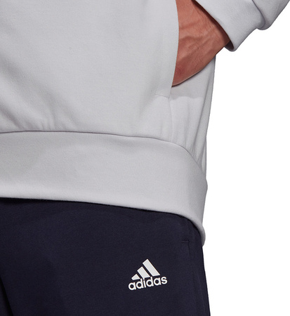 Dres męski adidas Logo Graphic Track Suit szaro-granatowy H61134