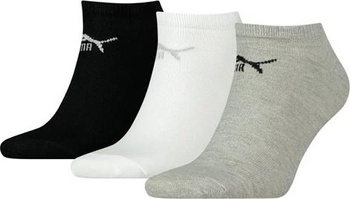 Skarpety Puma Sneaker Stopki 3pary szare, białe, czarne 201103001 882