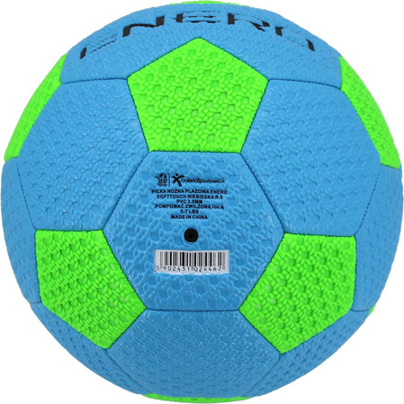 Piłka nożna plażowa Enero Softtouch niebieska 1024462