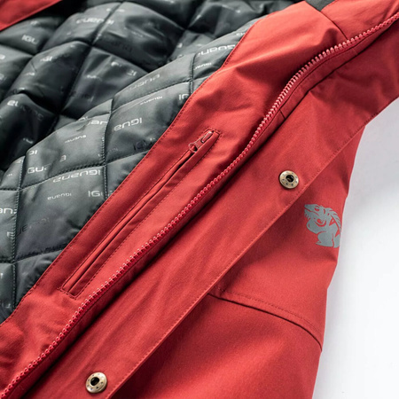 Męska kurtka ocieplana membrana 10000mm Iguana Nermin rozmiar M