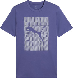 Koszulka męska Puma Graphics Wording Tee niebieska 684825 46