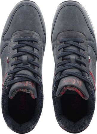 Buty męskie Lee Cooper granatowo-czerwone LCJ-21-29-0642M
