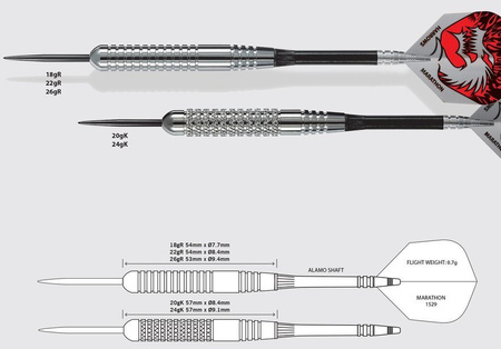 Rzutki Harrows SILVER ARROWS Steeltip
