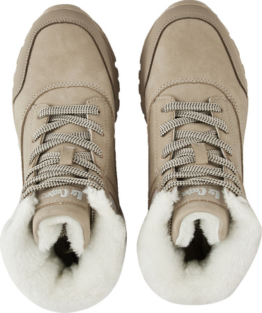 Buty damskie zimowe Lee Cooper beżowe LCJ-25-01-3744LA