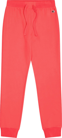 Spodnie damskie Champion Rib Cuff Pants różowe 118101 PS203