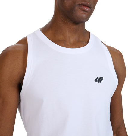 Koszulka męska 4F M126 biała 4FWMM00TSLEM126 10S