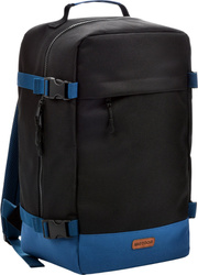 Plecak kabinowy Meteor Hermod czarno-niebieski 16883