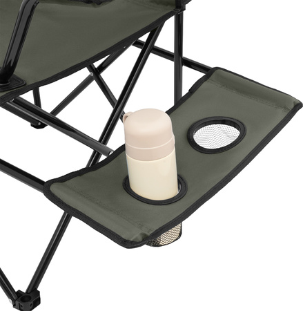 Krzesło fotel turystyczne plażowe składane Nils Camp NC3301 khaki