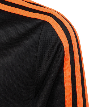 Bluza dla dzieci adidas Tiro 23 Club Training Top czarno-pomarańczowa HZ0186