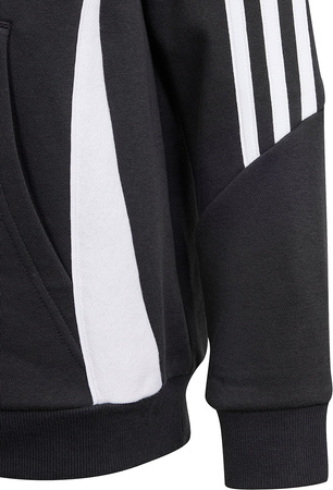 Bluza dla dzieci adidas Tiro 24 Hooded Sweat czarna IJ5611