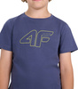 Koszulka dla chłopca 4F M2417 granatowa 4FJWAW25TTSHM2417 31S