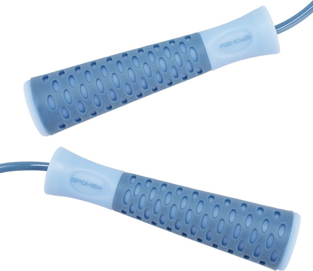 Skakanka z łożyskami Spokey Candy Rope niebieska 943630