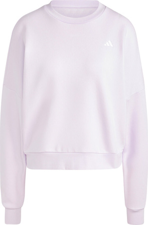 Bluza damska adidas Essentials Small Logo Feel Cozy fioletowa JF8827