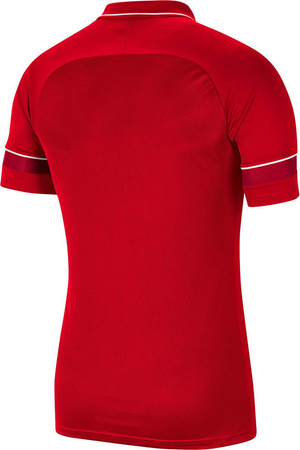 Koszulka dla dzieci Nike Dri-FIT Academy 21 Polo SS czerwona CW6106 657