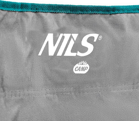 Krzesło turystyczne kempingowe składane Nils camp nc3044 szare