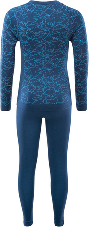 Bielizna termoaktywna dziecięca zestaw bluza spodnie kalesony legginsy Bejo Grar Set II KDB niebieska rozmiar 122/128