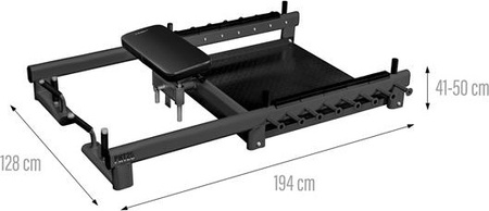 Platforma do ćwiczeń mięśni pośladków hip thrust i martwego ciągu HMS PHT25