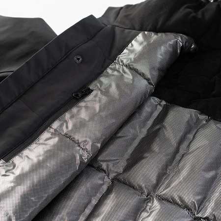 Męska kurtka puchowa z kapturem ocieplana narciarska pikowana Hi-tec Helten rozmiar XXL