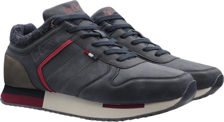 Buty męskie Lee Cooper granatowo-czerwone LCJ-21-29-0642M