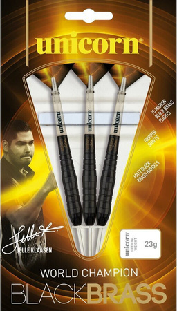 Rzutki steel tip Unicorn BLACK BRASS - Jelle Klaasen