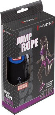 Skakanka treningowa do ćwiczeń z licznikiem HMS SK08 270cm