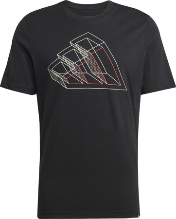 Koszulka męska adidas Tech Outline Graphic czarna JJ3866