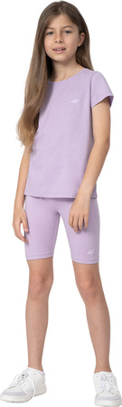 Legginsy dla dziewczynki 4F F037 fioletowe 4FJSS23TTIGF037 52S