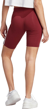 Spodenki damskie adidas Essentials 3-Stripes czerwone IM2846