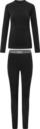 Damska bielizna termoaktywna Viking Gaja Lady Set czarna