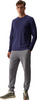 Koszulka męska Longsleeve 4F M375 granatowa 4FWMM00TLONM375 31S