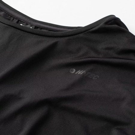 Damska koszulka z krótkim rękawem Hi-tec Lady Hine czarna rozmiar XL