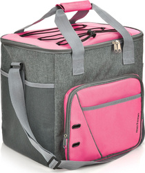 Torba termiczna Meteor Frosty 30L różowo-szara 74640